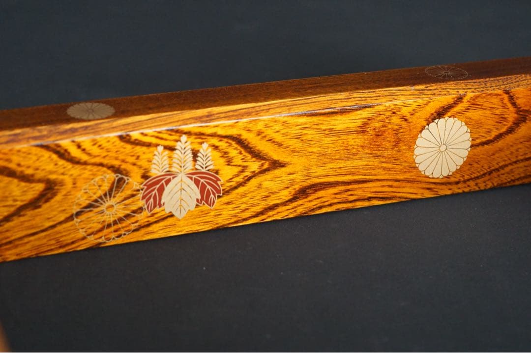 中村宗悦 高台寺蒔絵 天然木 炉縁 共箱 木製漆器