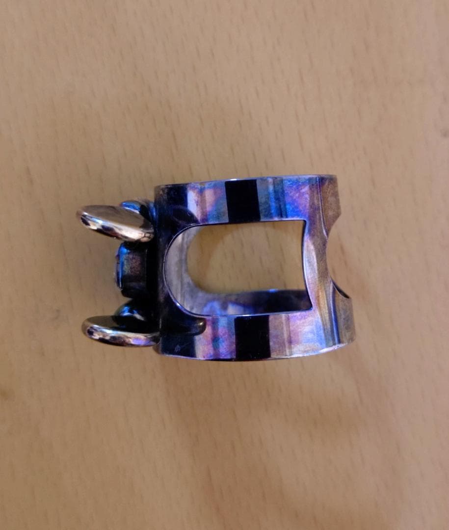 BULLSEYE 復活前ブルズEX アルトサックス用リガチャー