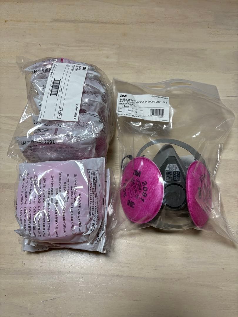 3M 防塵マスク 6000 / 2091-RL フィルター