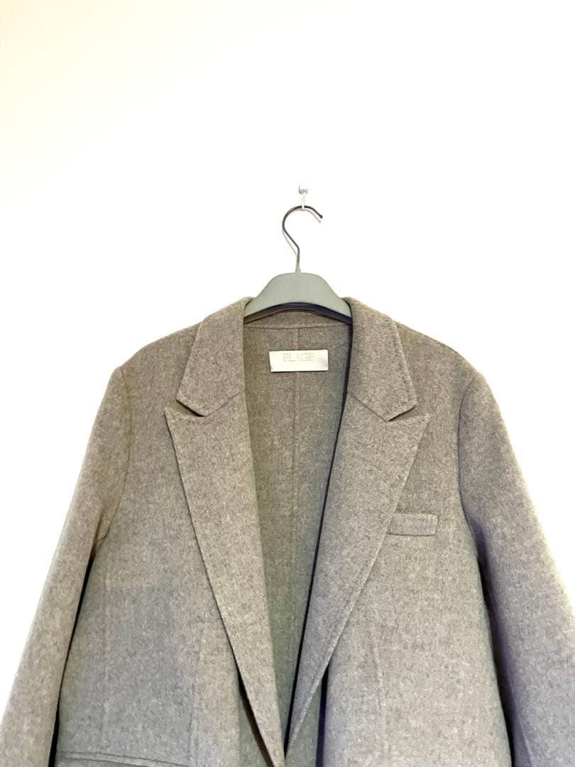 PLAGE 2023AW ハミルトンマニッシュジャケット　コート　美品　ベージュ