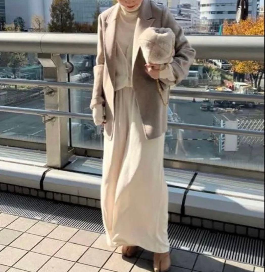 PLAGE 2023AW ハミルトンマニッシュジャケット　コート　美品　ベージュ