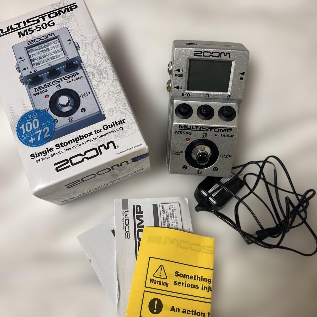 ZOOM MS-50G マルチエフェクター（箱、アダプター説明書付）