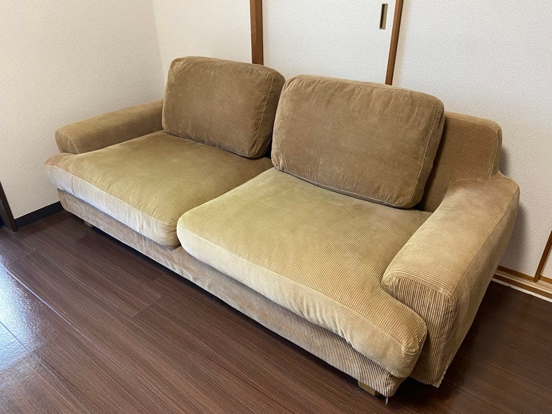 【がーすー】unico GREIG(グレイグ) 3シーターソファ