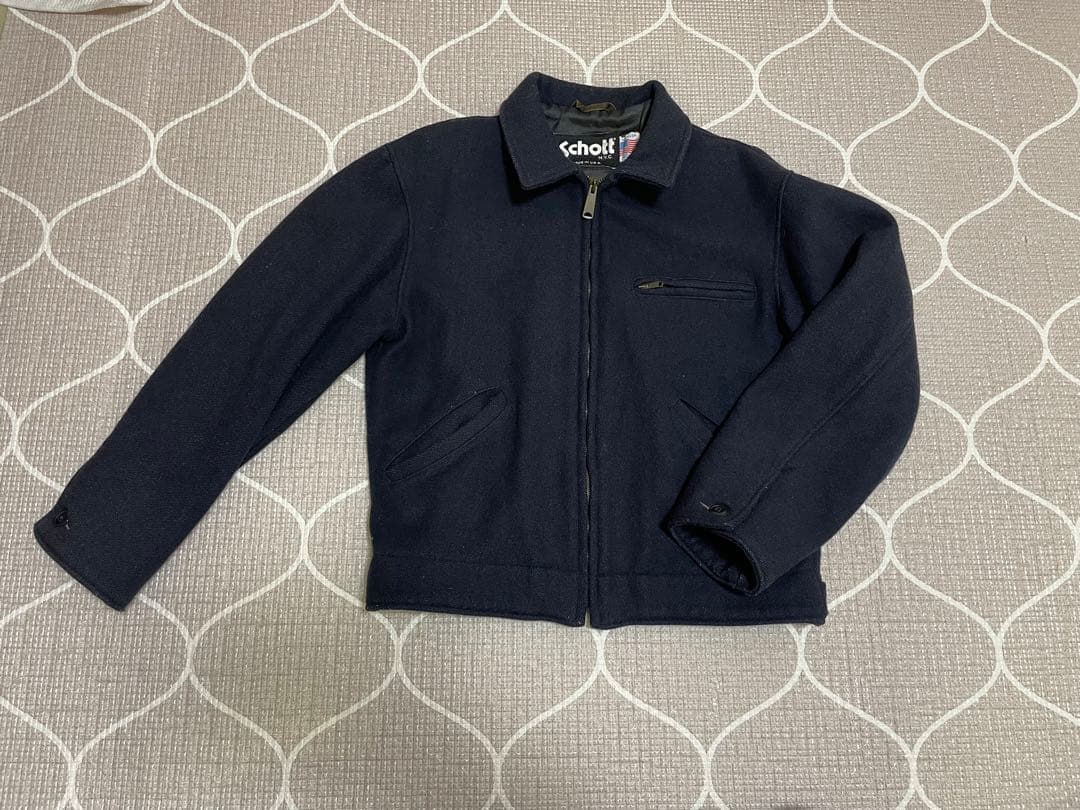 USA製SCHOTT シングルジャケット　ウール
