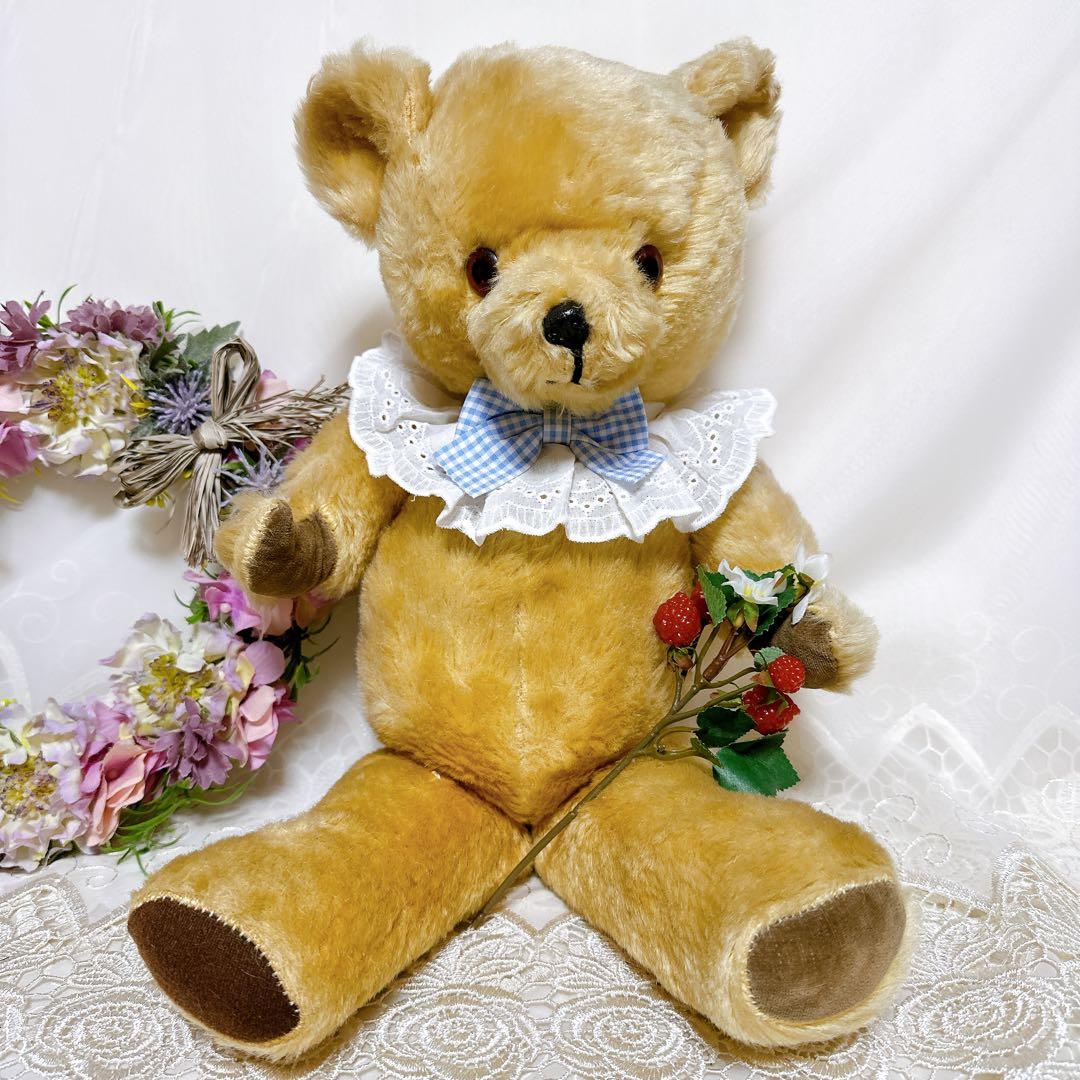 ❤️ペディグリー❤️綺麗なアンティークベア　イギリス　テディベア　ビンテージ