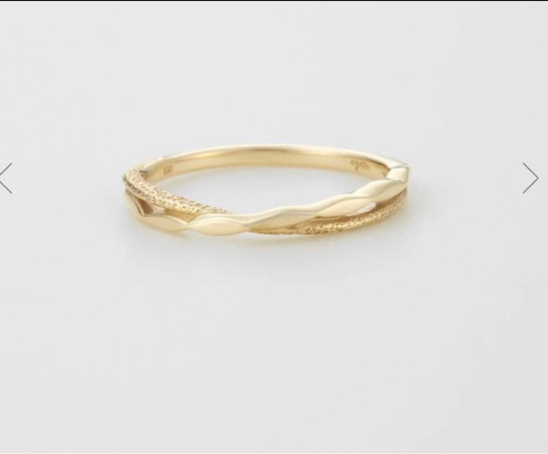 agete アガット K10 ピンキーリング