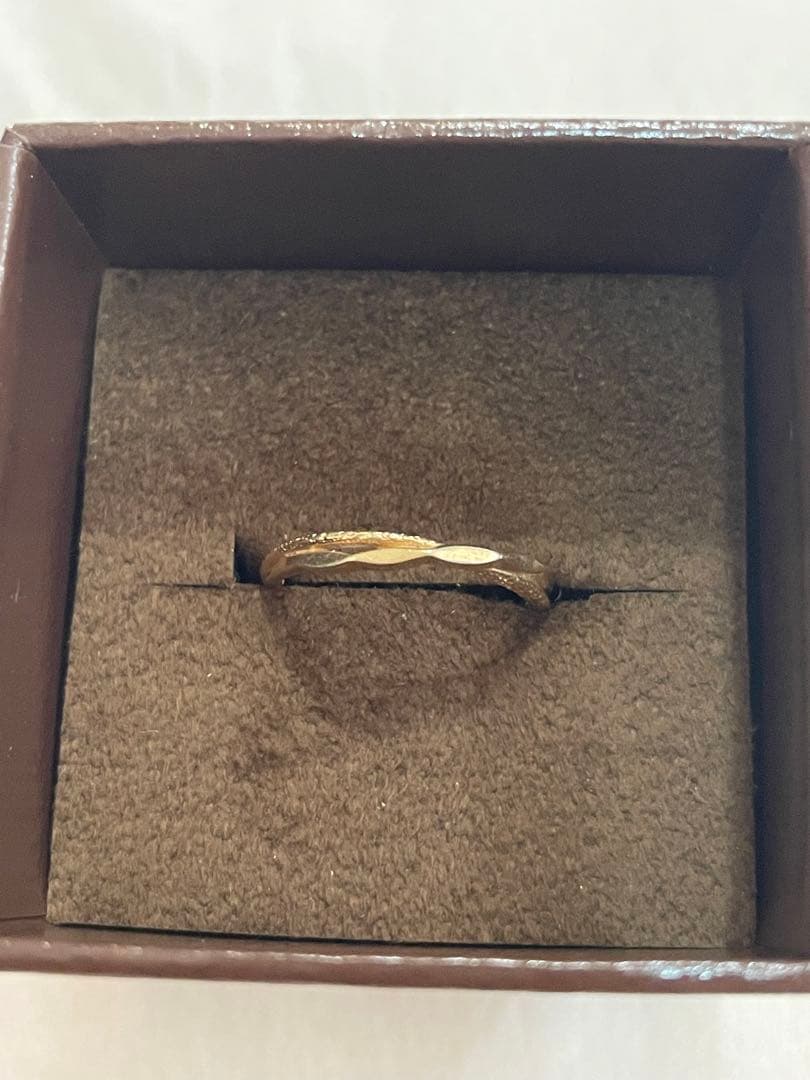 agete アガット K10 ピンキーリング