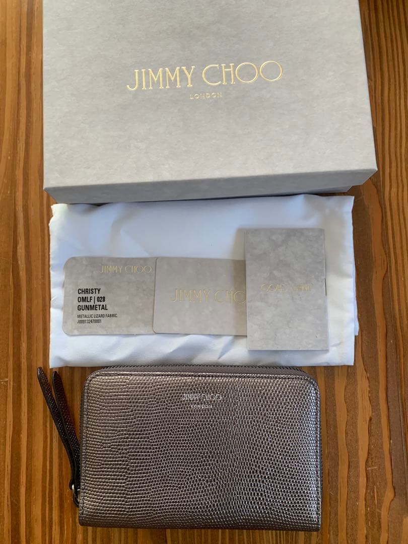 ◆未使用品◆ JIMMY CHOO CHRISTY ラウンドジップ　財布