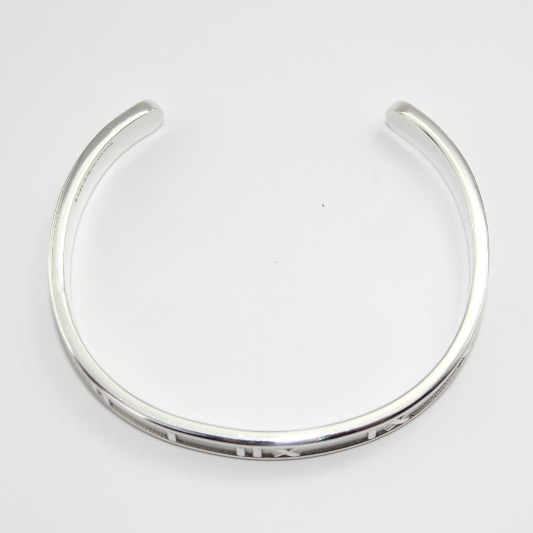 美品 Tiffany&Co. ティファニー アトラス バングル SV925