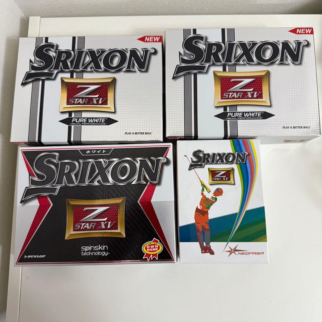 Srixon Z STAR XV ホワイト 3ダースプラス6球