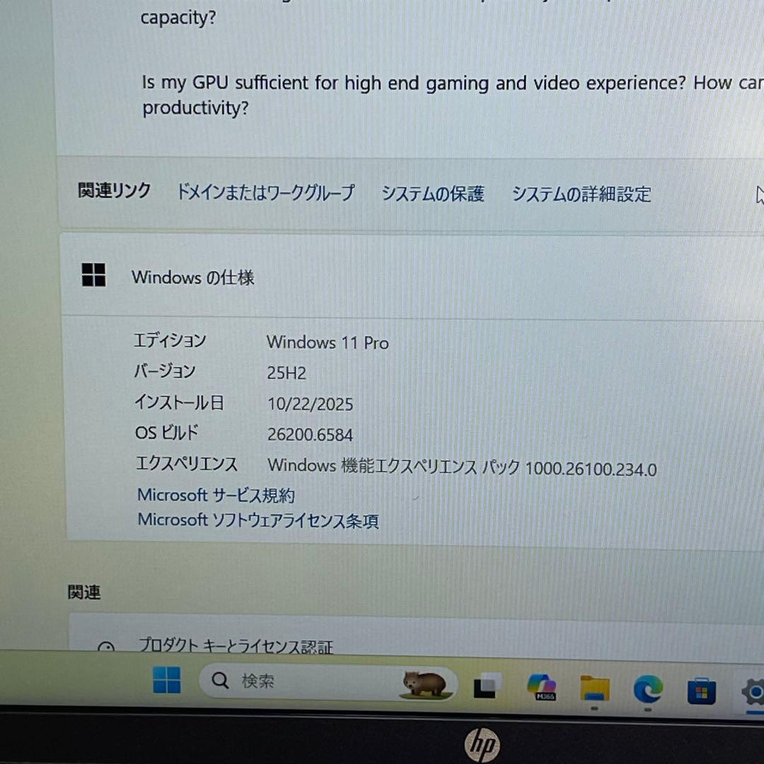 Windowsノート本体 #361 HP ProBook 450 G10 i5-1334U 16GB