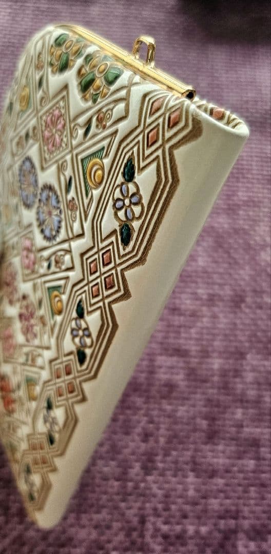 文庫屋大関　がま口財布 ケース　小銭入れ（箱、ショップカード付き）