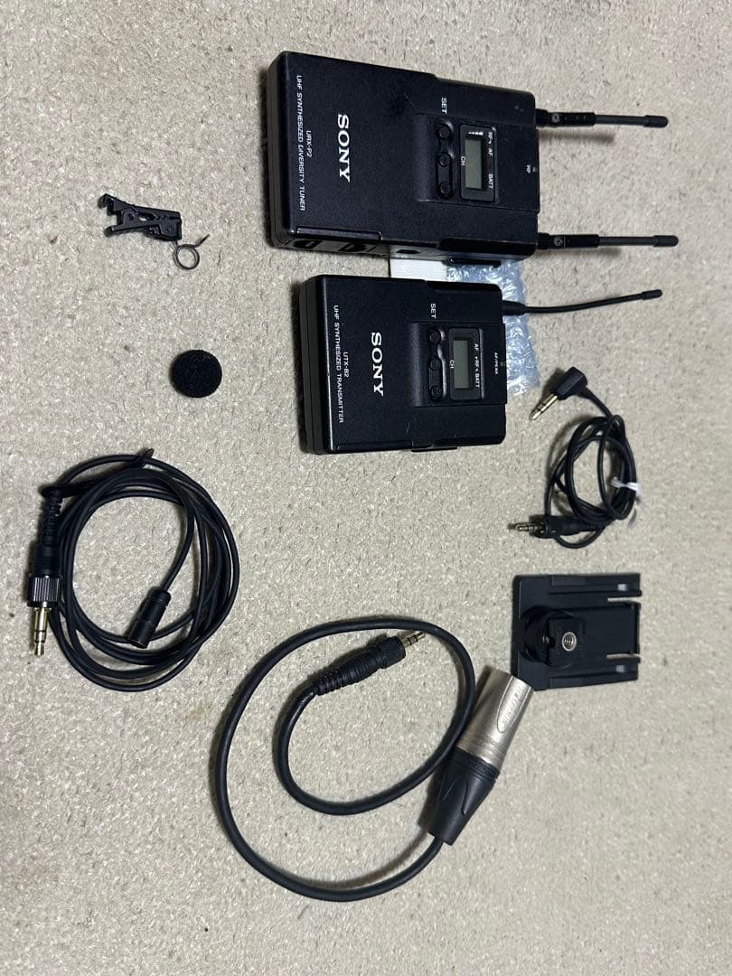 値下げーSONY URX-P2 UTX-B2 ワイヤレスマイクセット