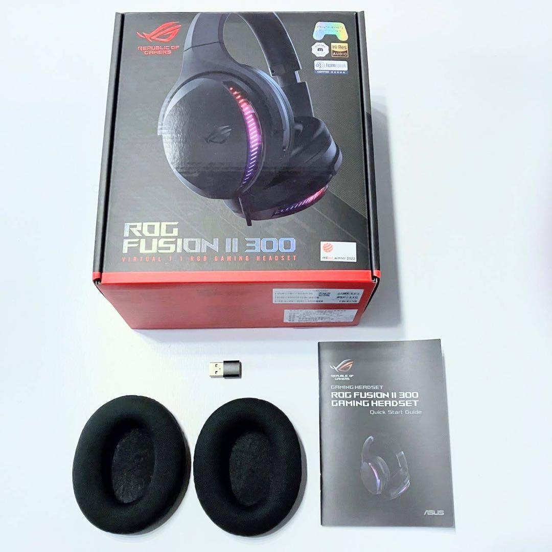 ASUS ROG FUSION II 300 ゲーミングヘッドセット