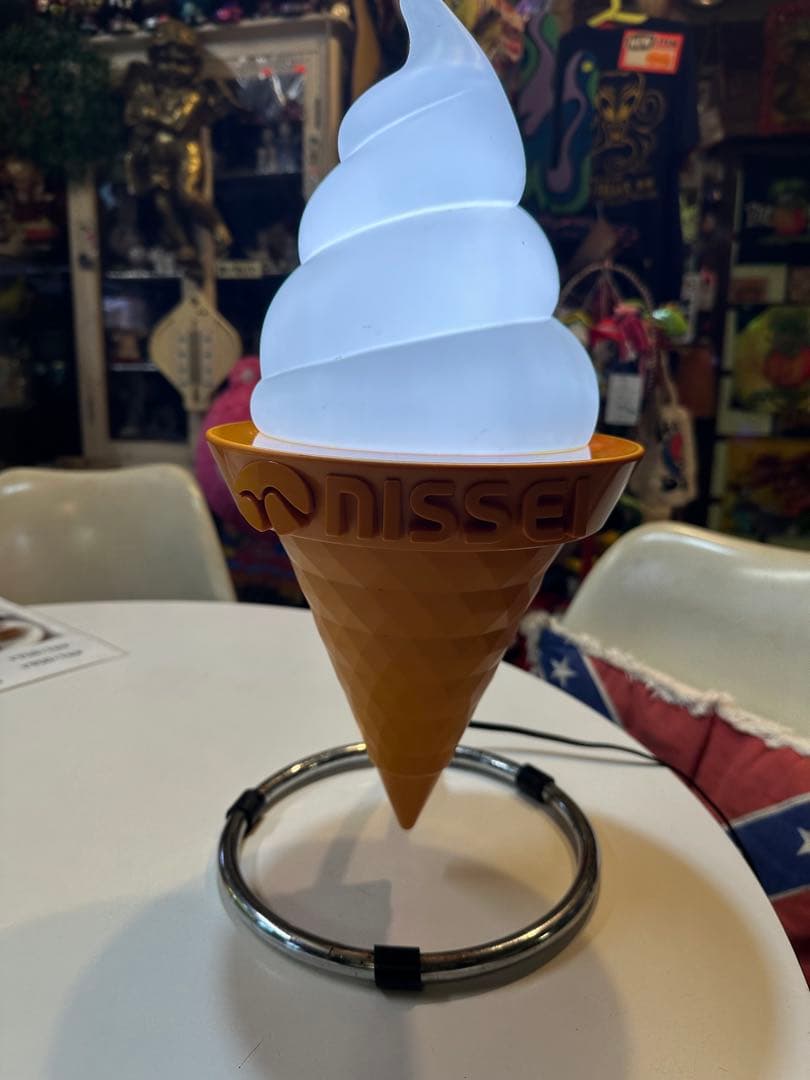 NISSEI/ソフトクリームディスプレイライト/店頭用非売品/アイスクリーム