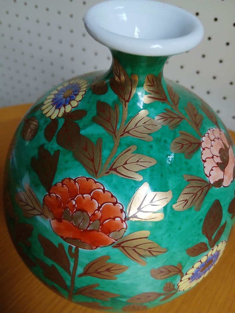 有田焼 花瓶 花器 花入 錦彩