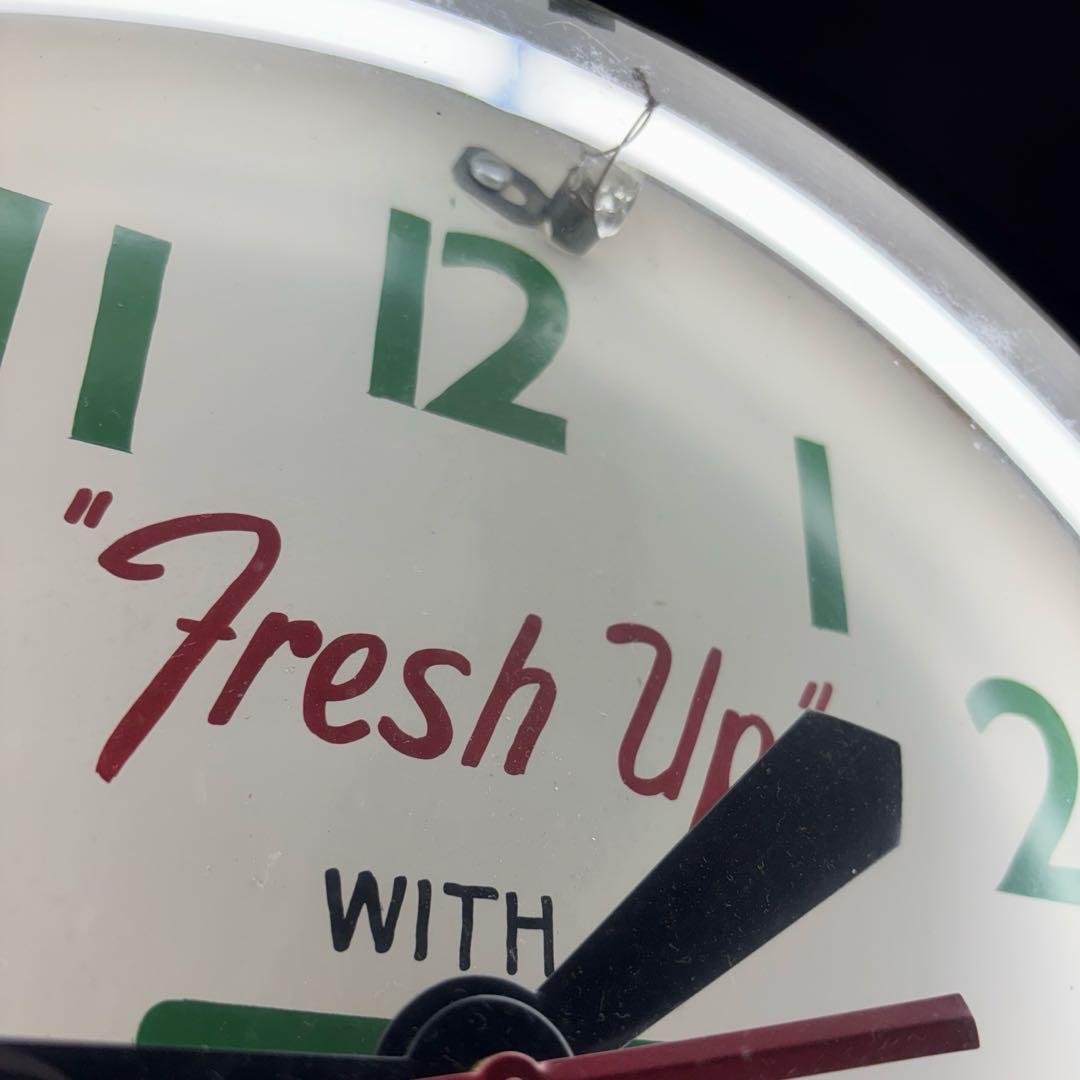 専用⭐︎激レア⭐︎【7up セブンアップ】ヴィンテージライトアップ時計　動作確認済