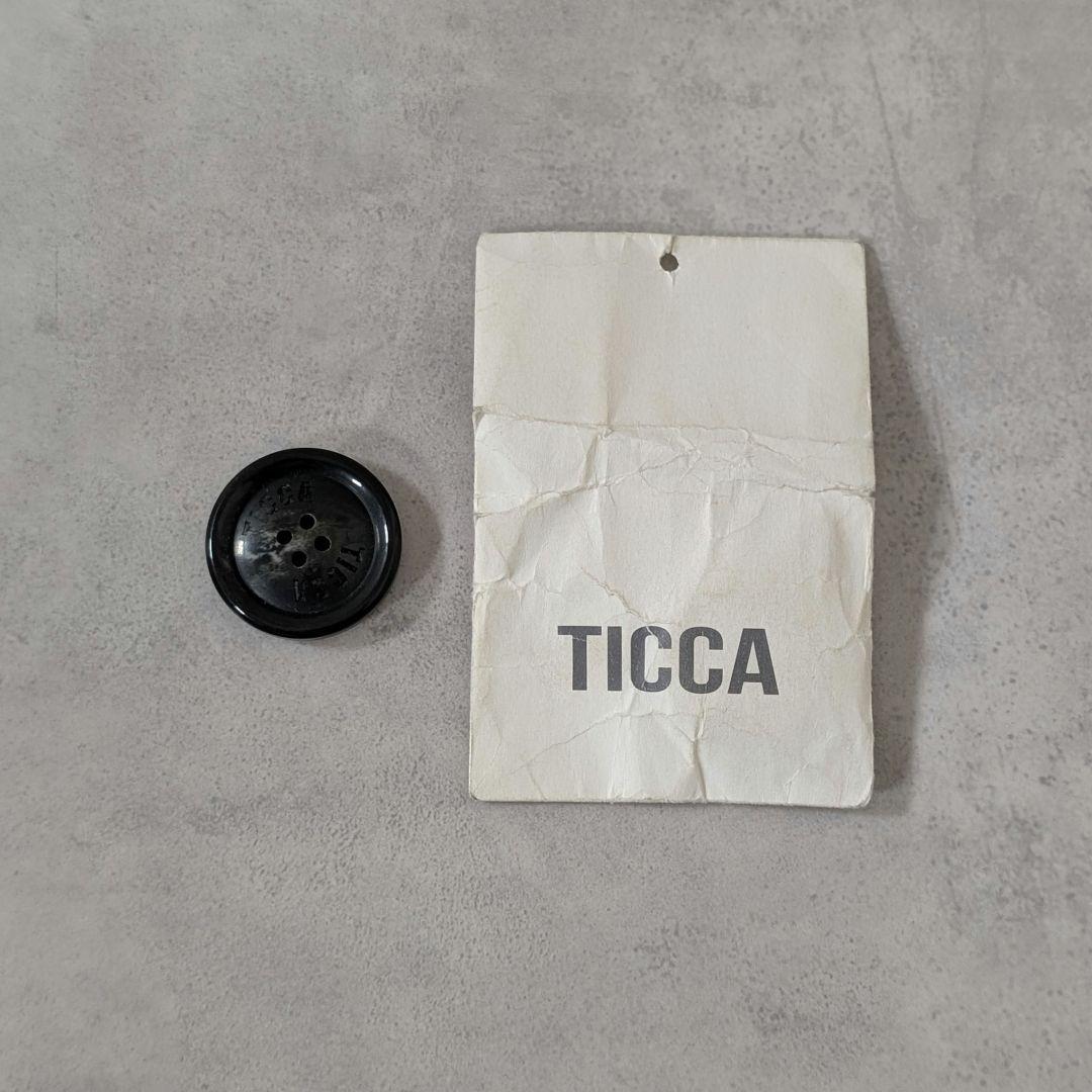 美品★TICCA グレンチェック コクーンコート ティッカ シングルコート