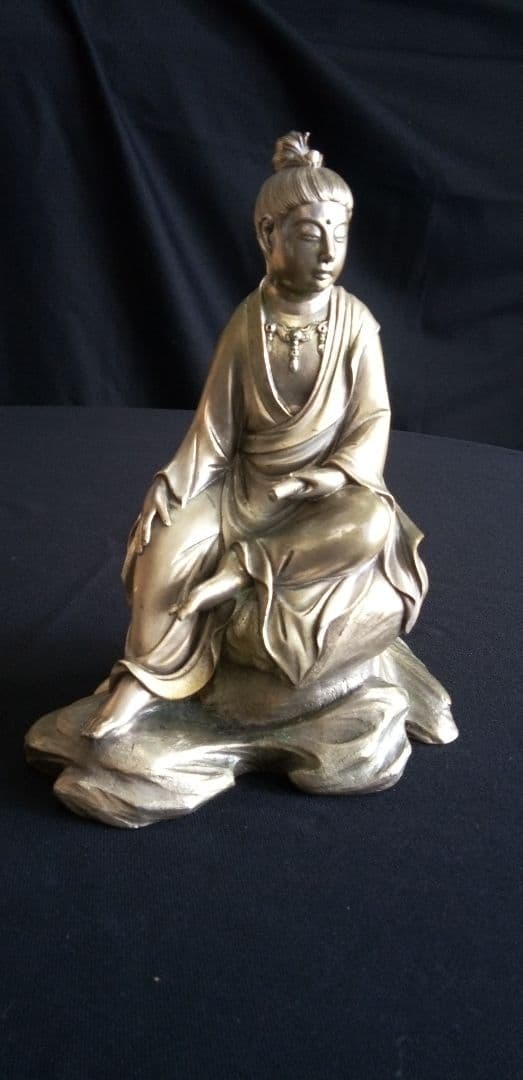 高村光雲原型、聖観音坐像 約18cm