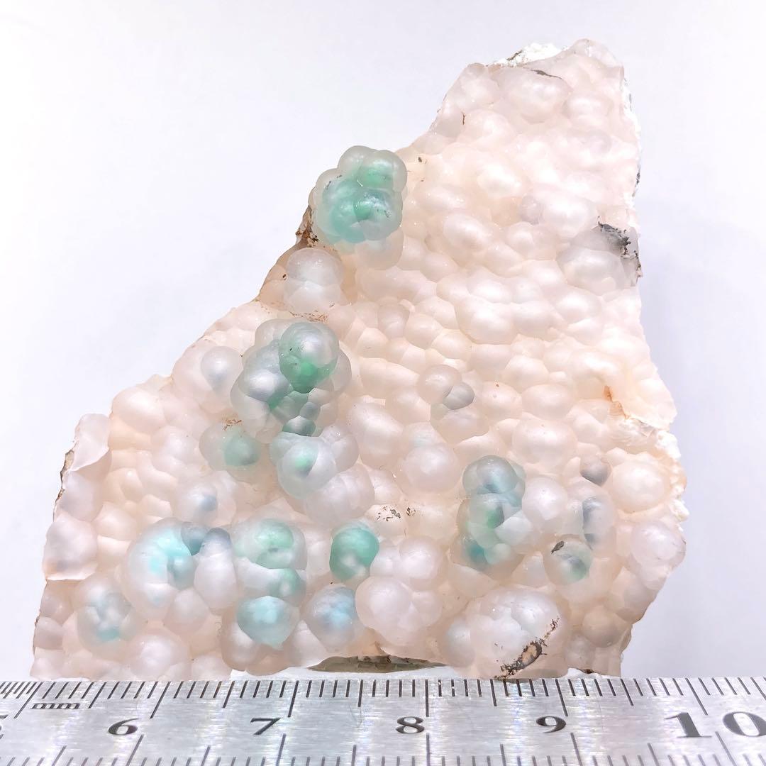 し*う様 『2022年発見』　クリソコラインカルセドニー　原石　鉱物標本　天然石