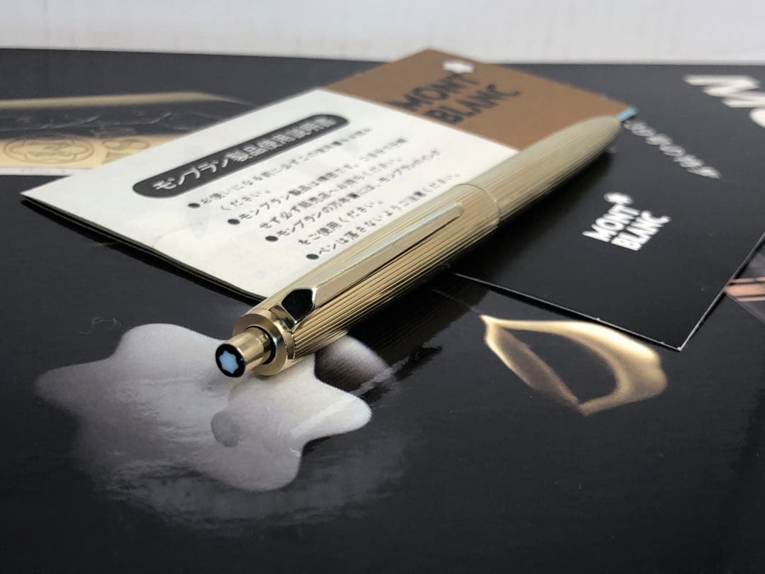 ⭐️モンブラン⭐️金運降臨黄金❗️稀少な総金張り名品最高の形❗️⭐️No1546ペンソル⭐️