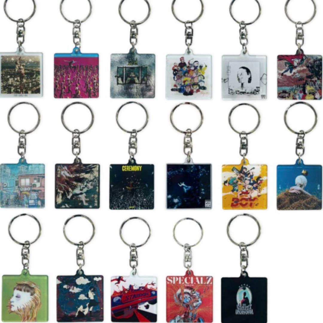 king gnu キングヌー　アクリル　ジャケット　キーホルダー　17個　コンプ