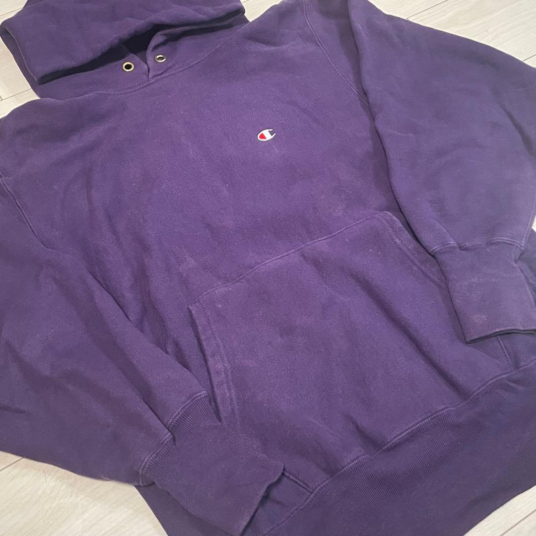 【最終価格】90s USA製champion リバースウィーブ　パープル