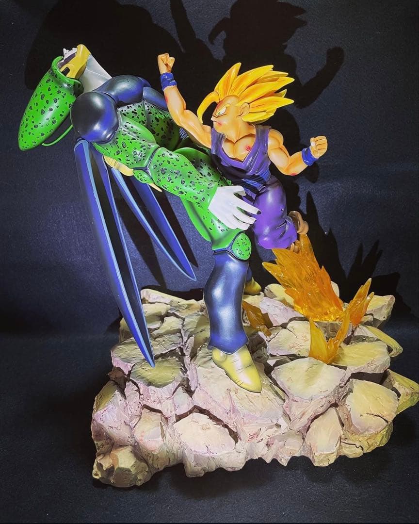 ドラゴンボール　VHK 悟飯VSセル　1/4塗装済み完成品ガレージキット