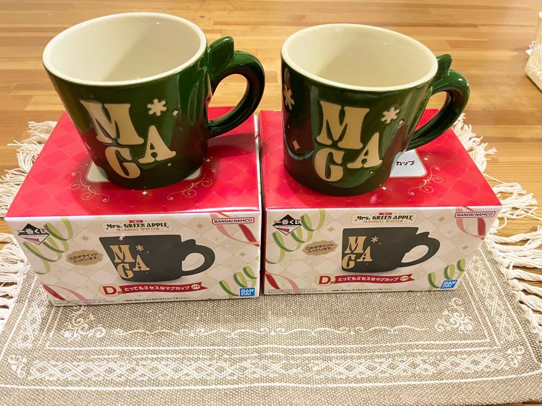 Mrs. GREENAPPLE 1番クジD賞とってもミセスなマグカップ2個セット