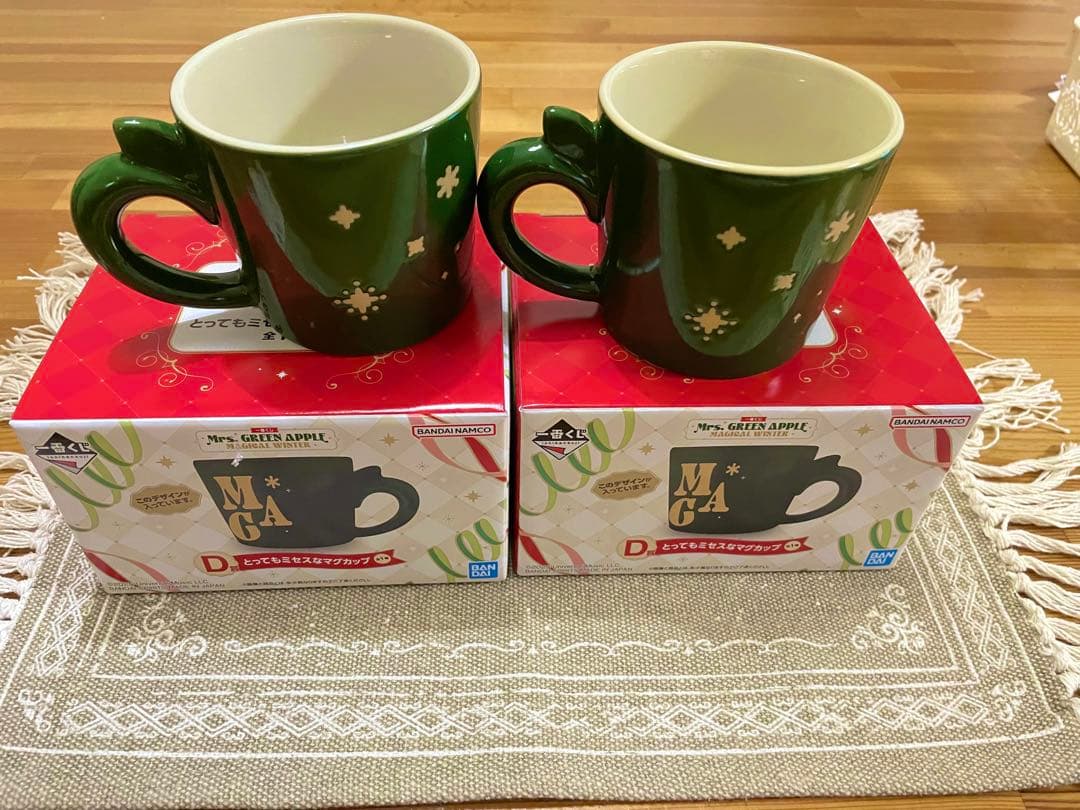 Mrs. GREENAPPLE 1番クジD賞とってもミセスなマグカップ2個セット