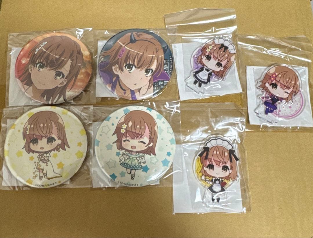 とある科学の超電磁砲T 御坂美琴 缶バッジ アクリルスタンド 水着 デビル