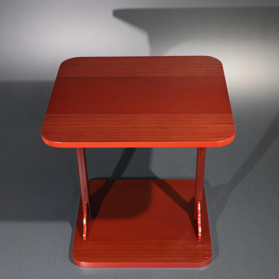 【美品】小四方棚　即中斎好　伊藤表正作　共箱　R0772ラ