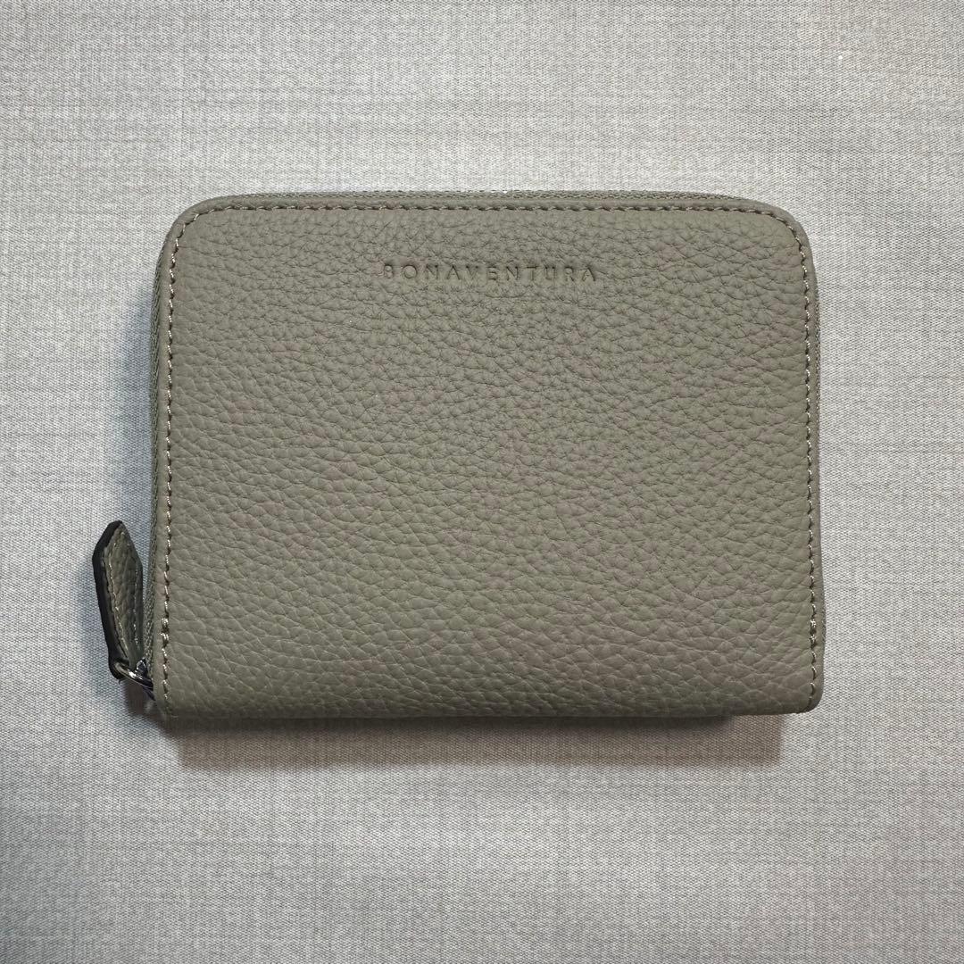BONAVENTURA ラウンドジップウォレット グレージュ ケース