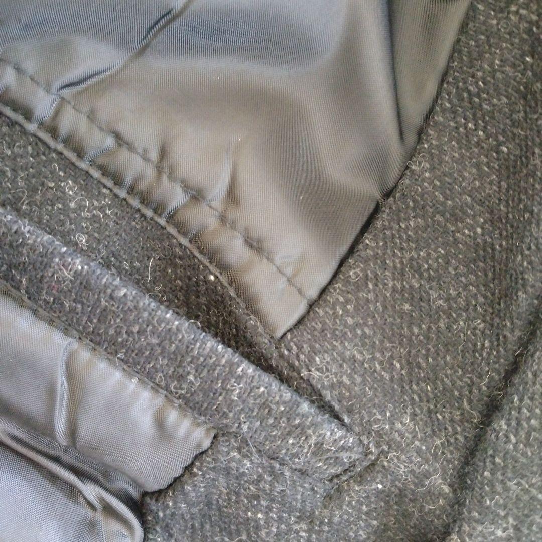 Vintage　80's　短丈　ウールジャケット　ブルゾン　ボンバージャケット