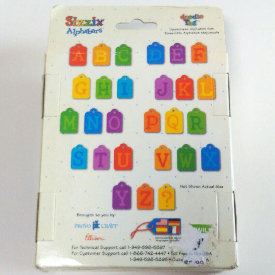 シジックス アルファベット ダイ タグ doodle tag 大文字