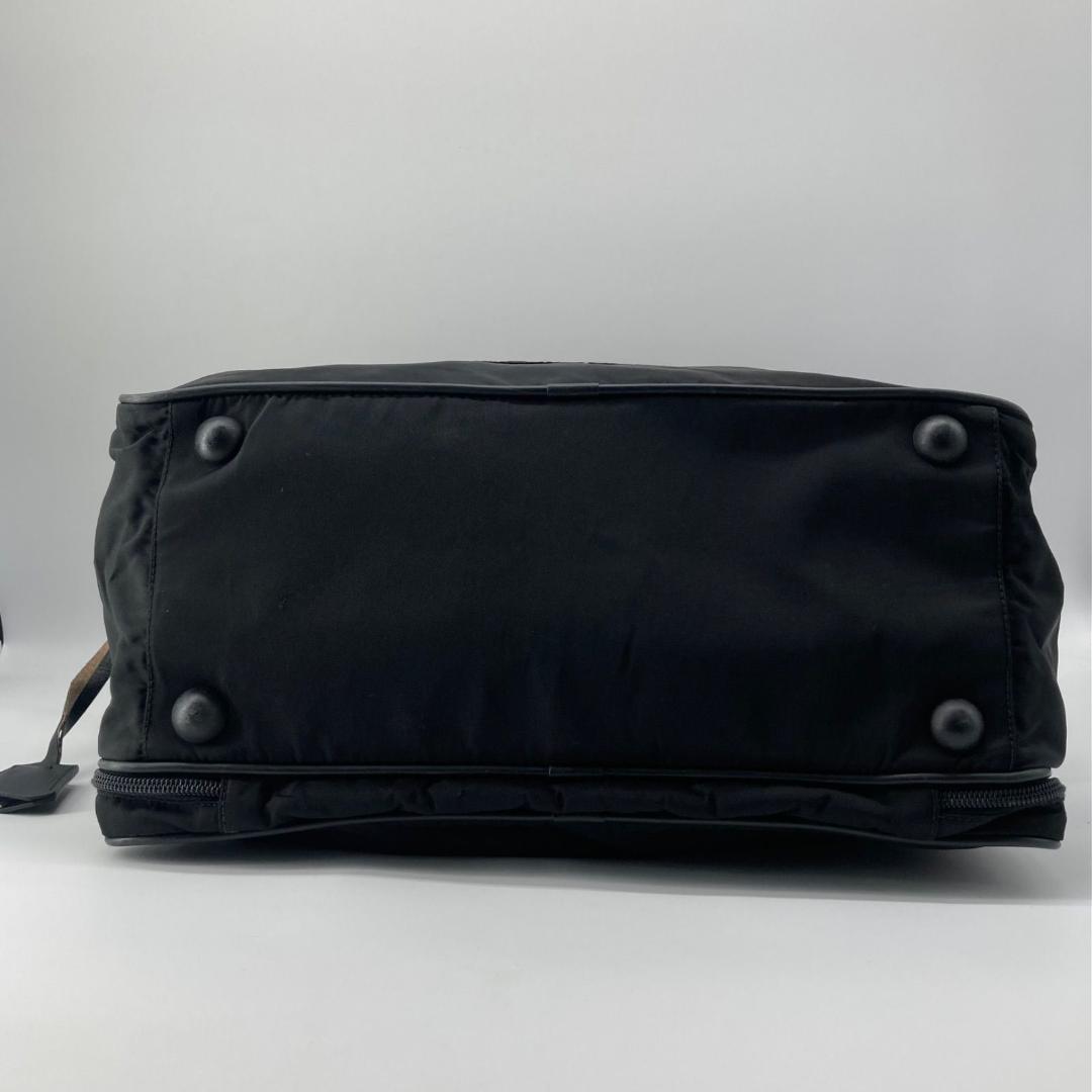 良品✨プラダ 三角ロゴ ブリーフケース ビジネスバッグ ナイロン 黒 ブラック