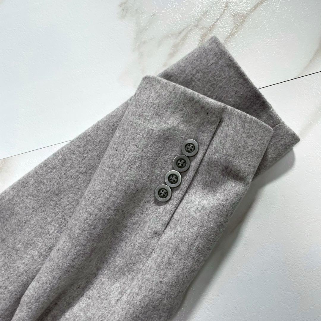 専用【極美品】バーニーズニューヨーク ロロピアーナ チェスターコートM グレー