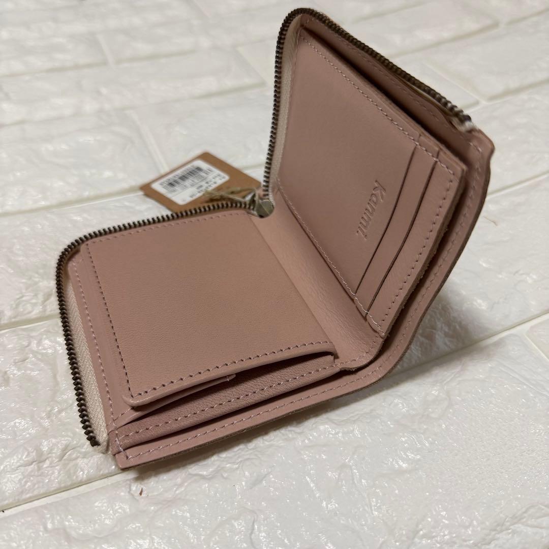 【新品未使用】kanmiカンミ⭐︎suama ショートウォレット　ピンク