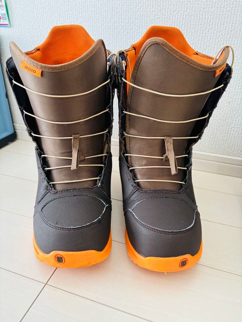 Burton MOTO アジアンフィットスノーボードブーツ ブラウン28cm