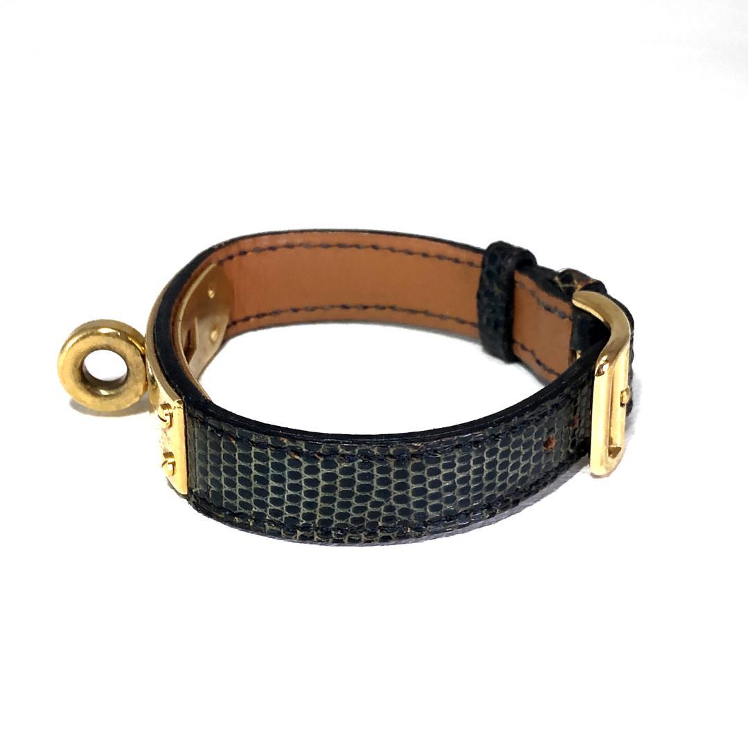 エルメス／ケリー用 替えベルト パイソンレザー ブラック／純正尾錠 GP