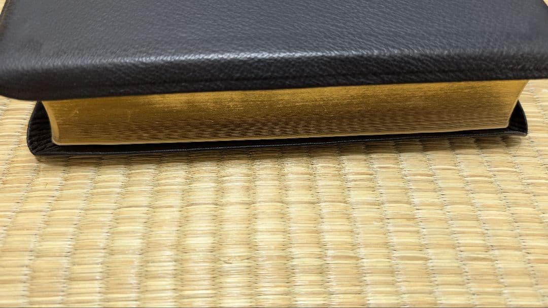 『osaru23氏専用』舊新約聖書 引照 革装 三方金 中型