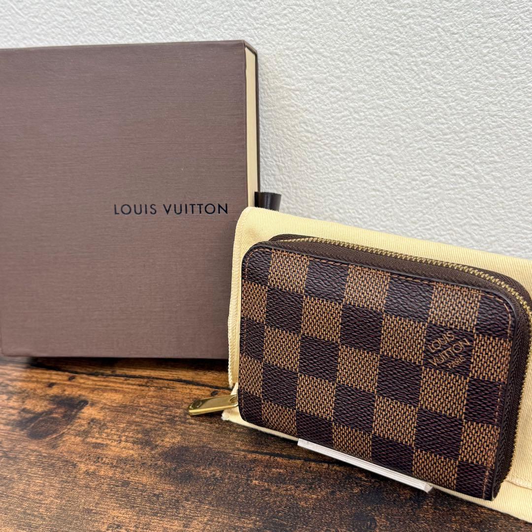 LOUIS VUITTON ルイヴィトン ダミエ ジッピー パース 財布