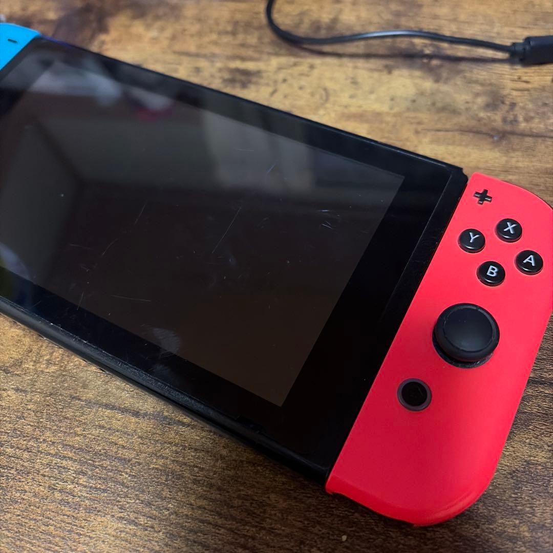 Nintendo Switch 本体 青と赤のジョイコンプロコンつき