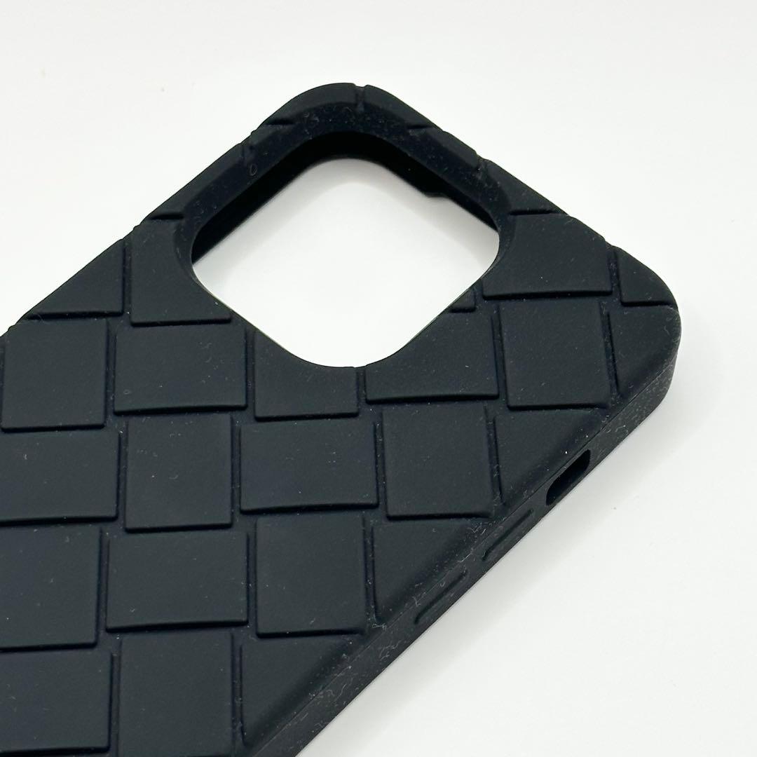 【新品未使用】BOTTEGA VENETA 　iPhoneケース14pro　黒