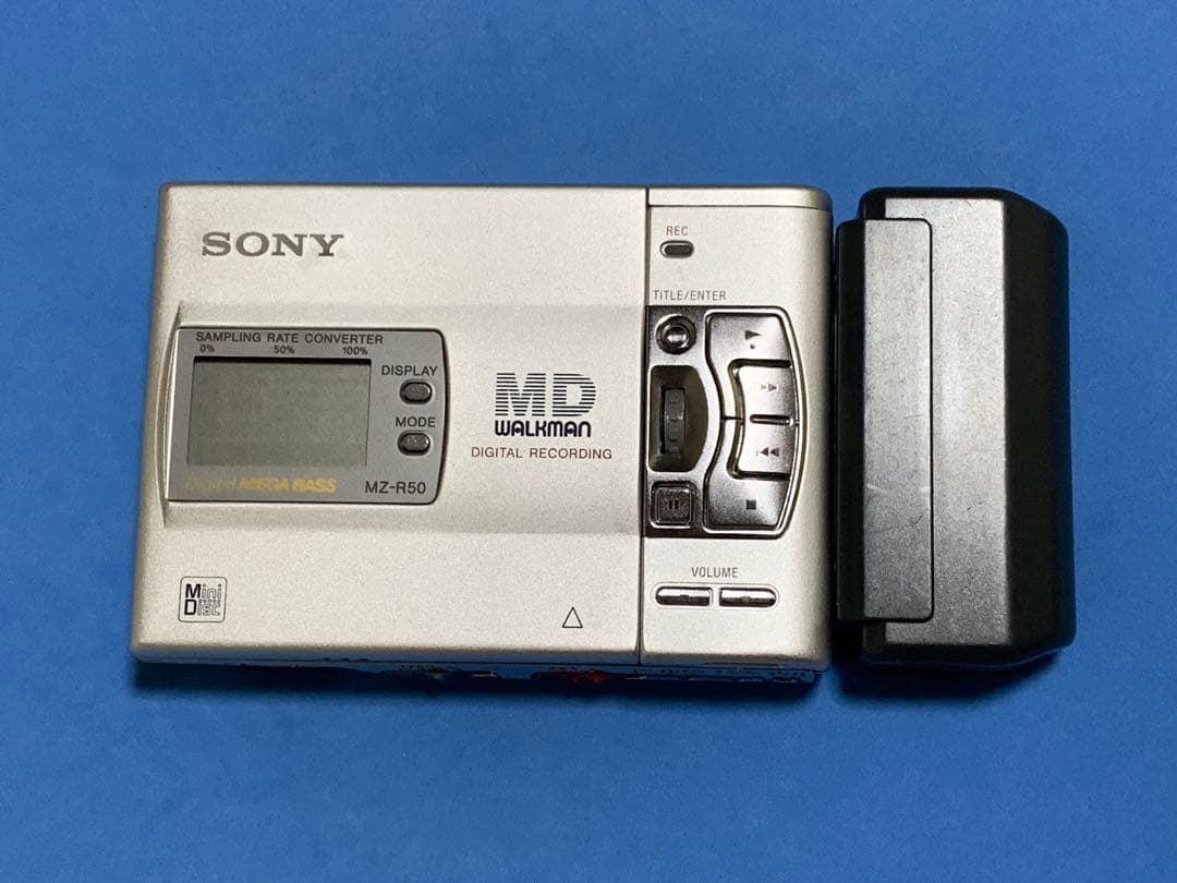Sony MZ-R50 ポータブルMDプレーヤー 動作美品