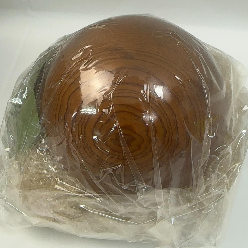 【希少につき在庫1のみ】長寿珠 インテリア 置物 / 屋久杉「長寿の珠」箱付き