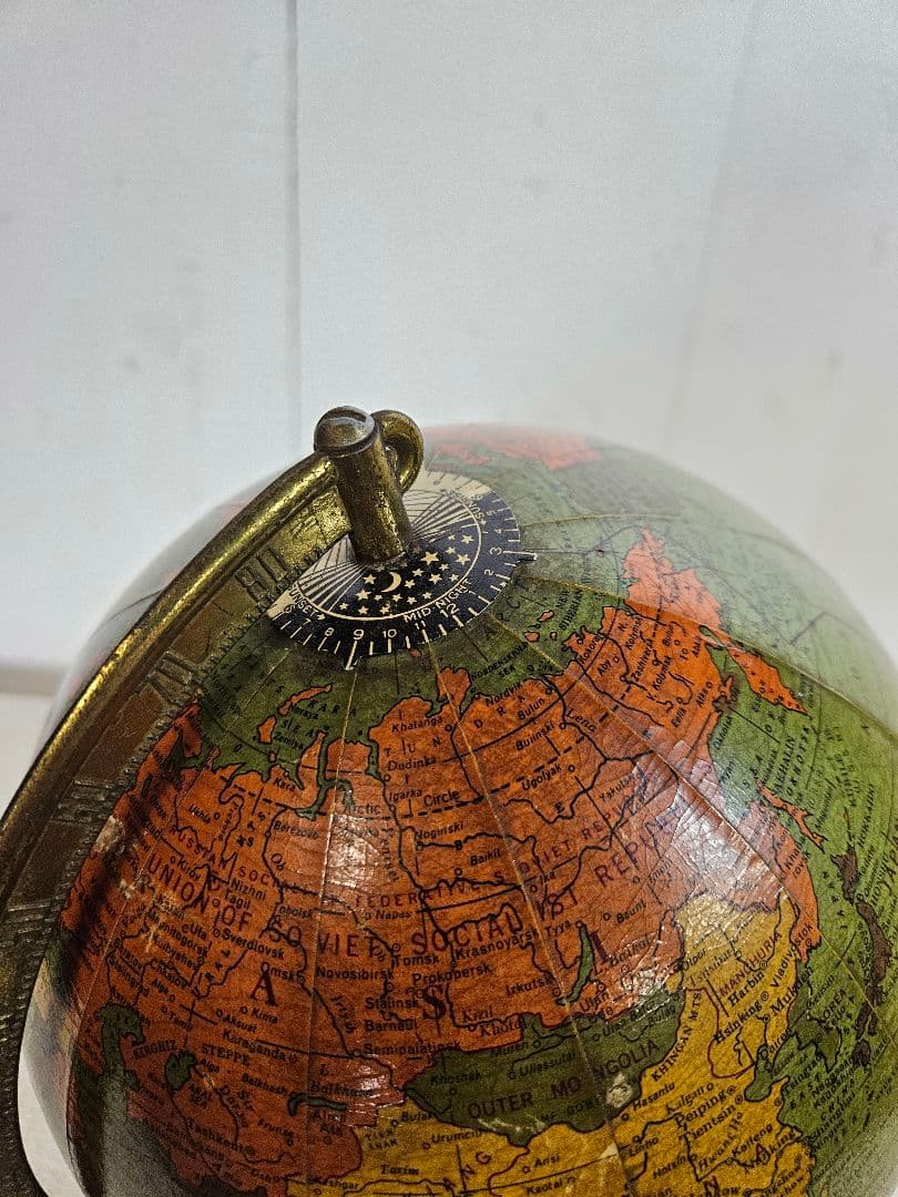 USヴィンテージ REPLOGLE GLOBES 地球儀 卓上ライト アメリカ製