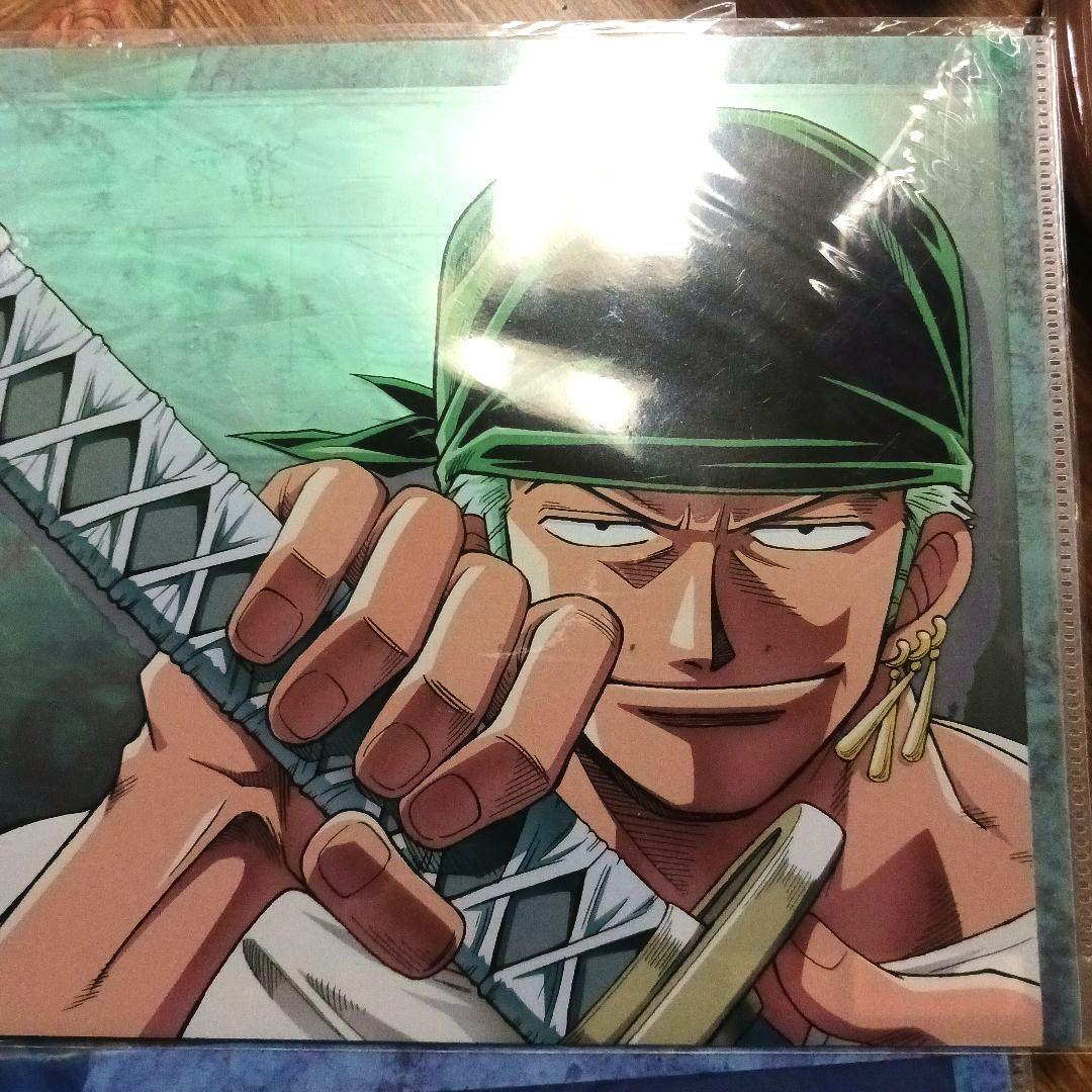 ワンピース　クリアファイル B5サイズアニメ版 ゾロ サンジ