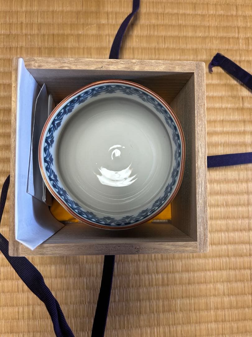 【禅瑞 茶碗 三谷弘武】茶碗 茶道具 和食器 骨董 九谷焼 木箱 茶器 陶器
