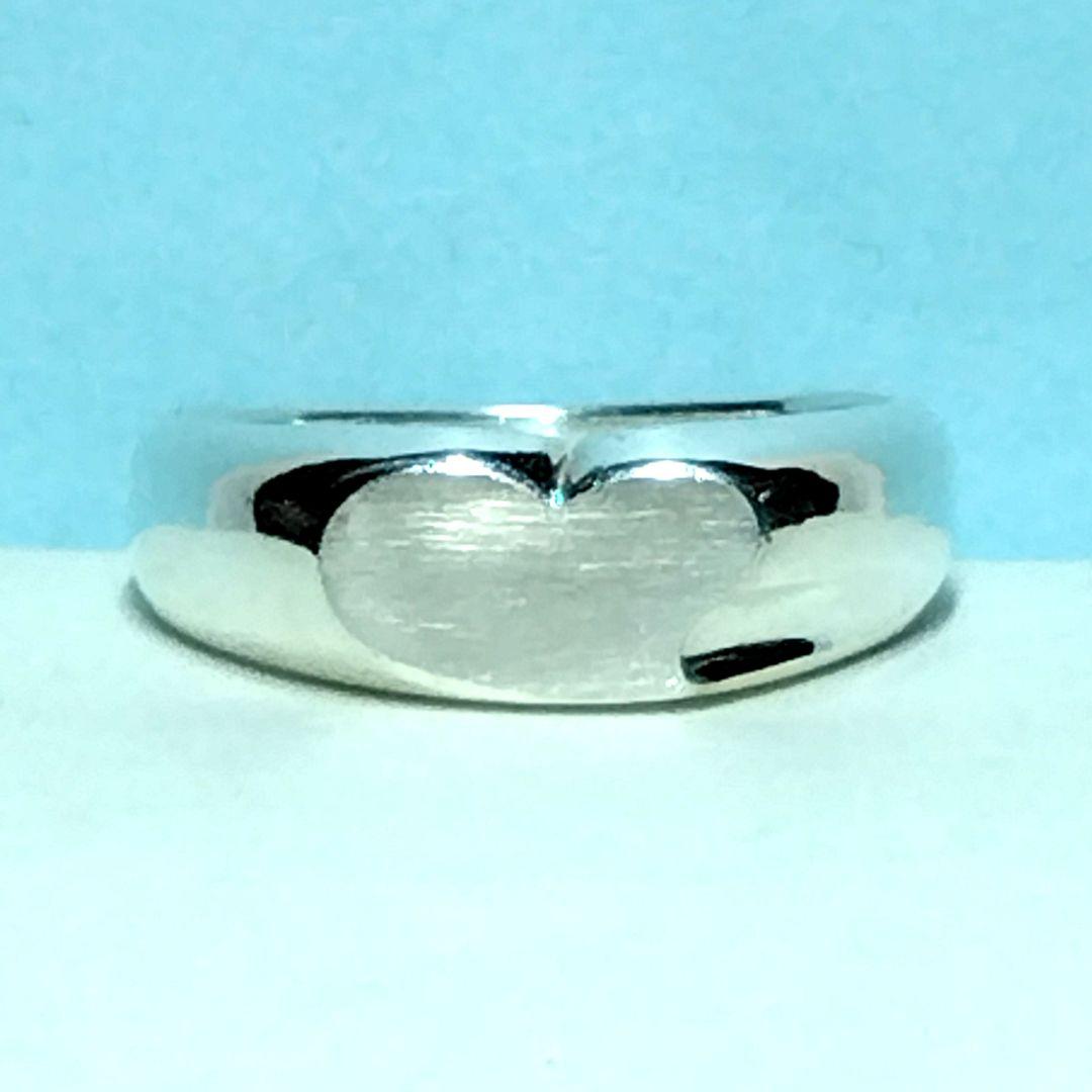 ティファニーカーブドハートリング　11号　新品仕上げ　無傷未使用に近い